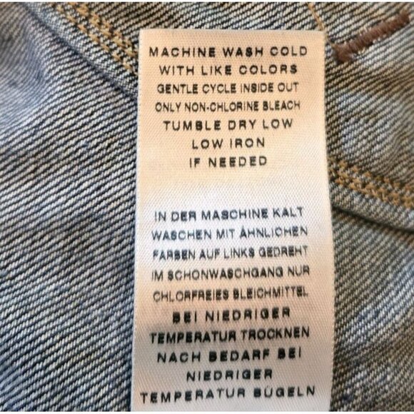 True Religion Mens Danny Denim Jacket XXXL 3X Large Blue Jean Jacket Pockets But - Picture 10 of 10